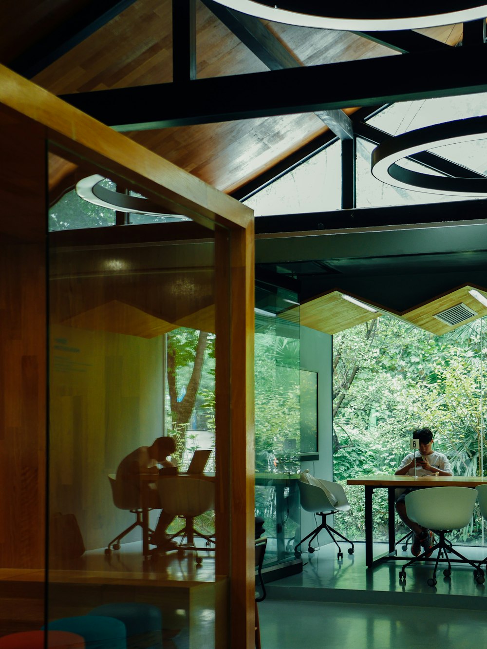 brown wooden table and chairs