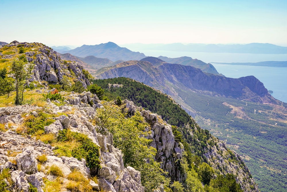 green and gray mountain under blue sky during daytime