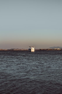 white lighthouse near body of water during daytime