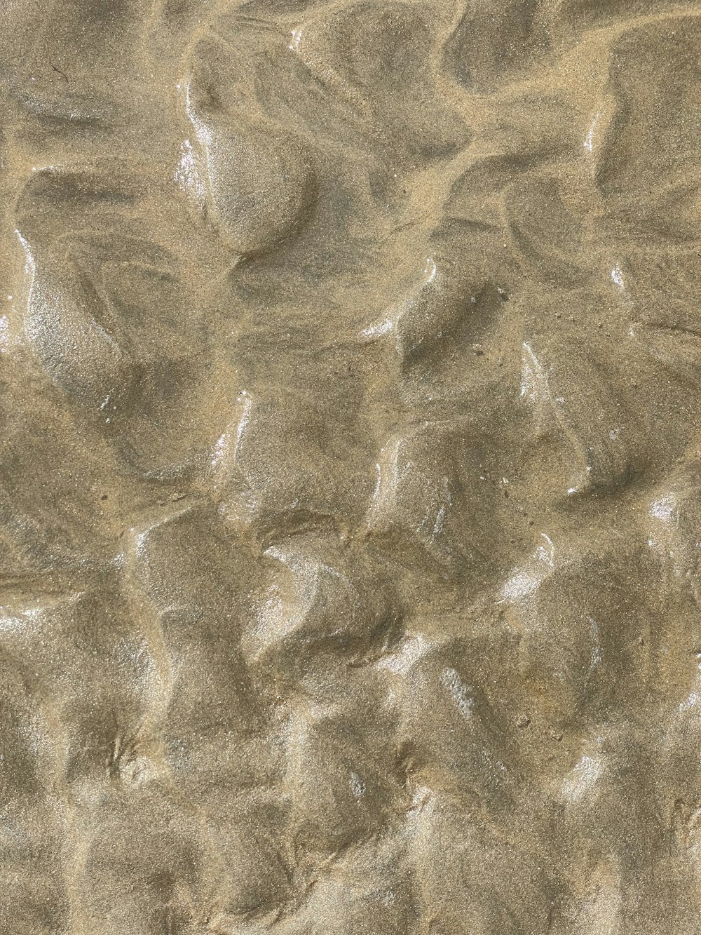 brown sand with water droplets