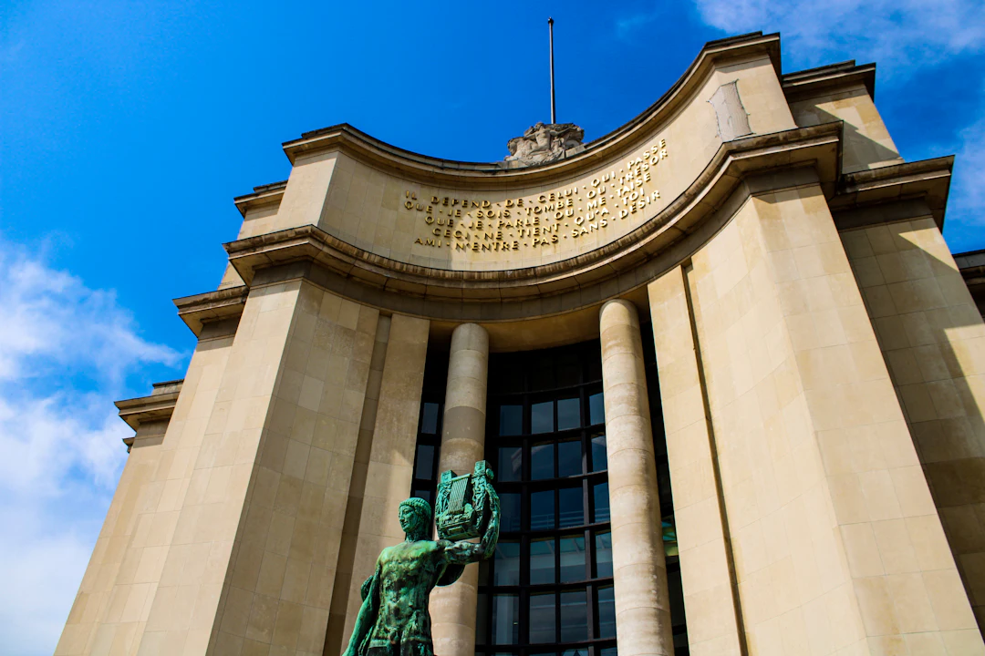 El Palais de Chaillot y sus jardines