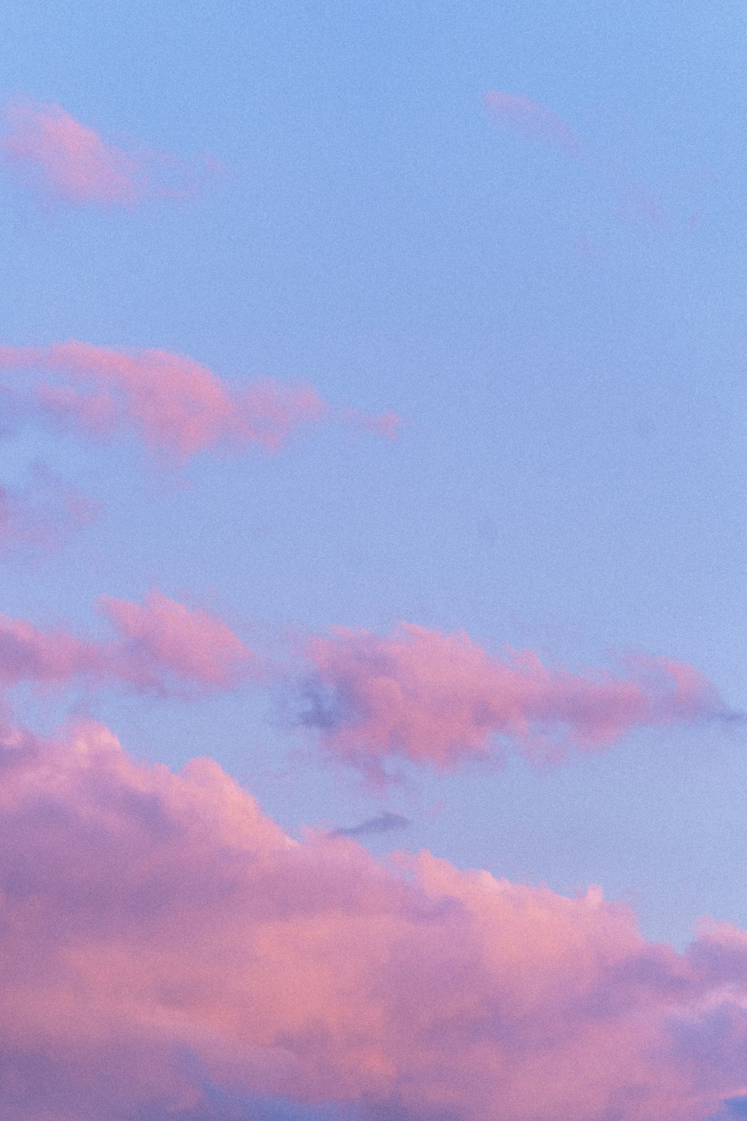 pink and blue cloudy sky