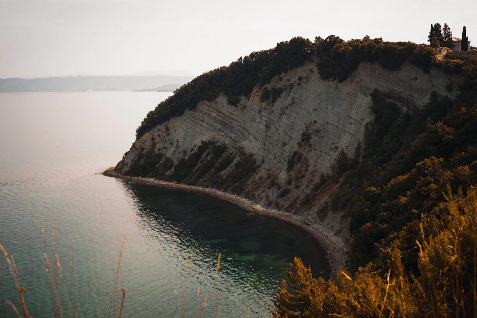Moon Bay below the Strunjan cliff, Slovenia