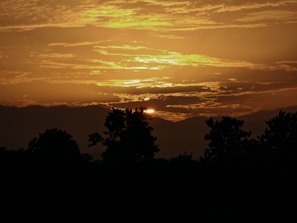 A scenic view of a sunset captured by Kirk.
