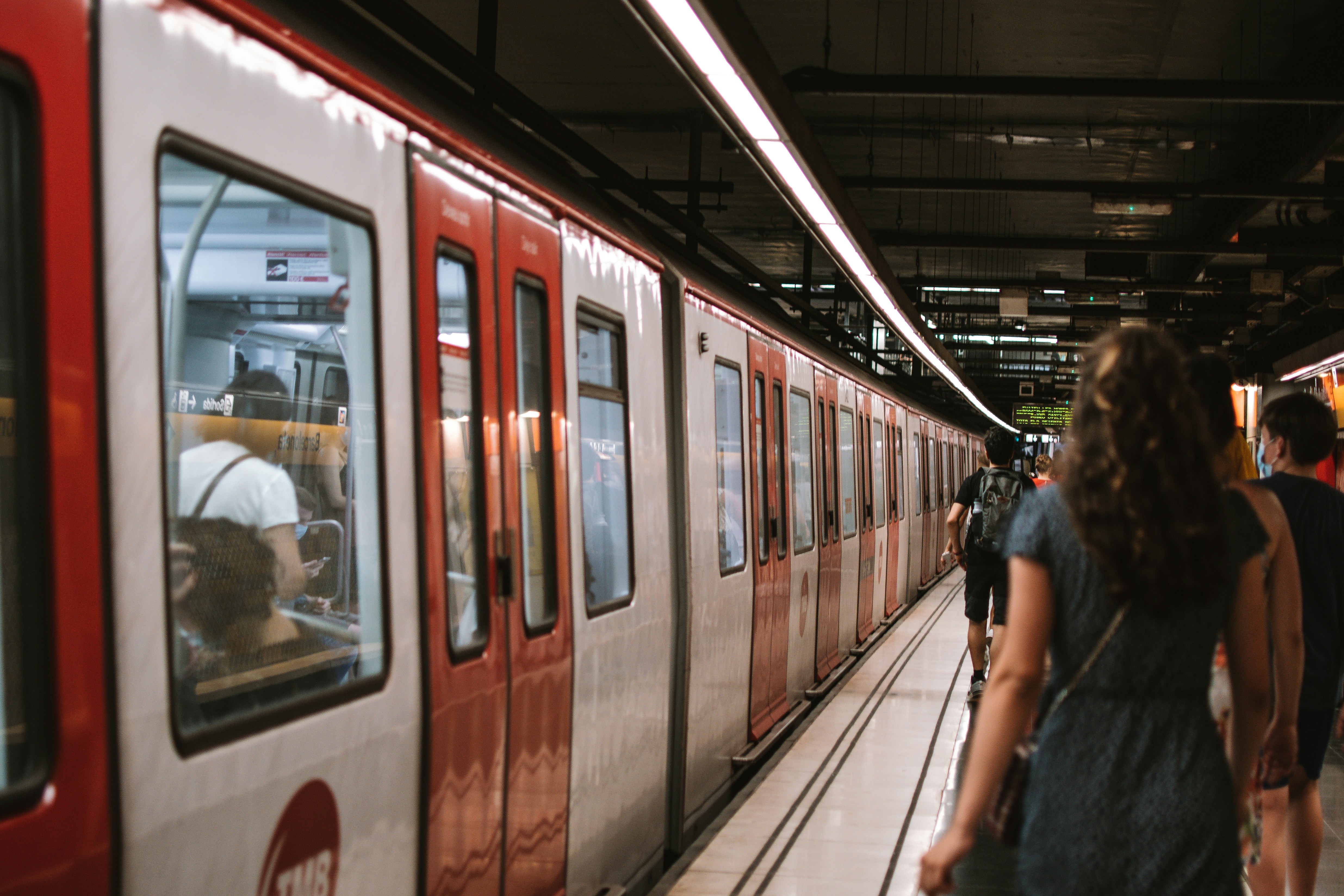 A subway station in Barcelona (Spain)