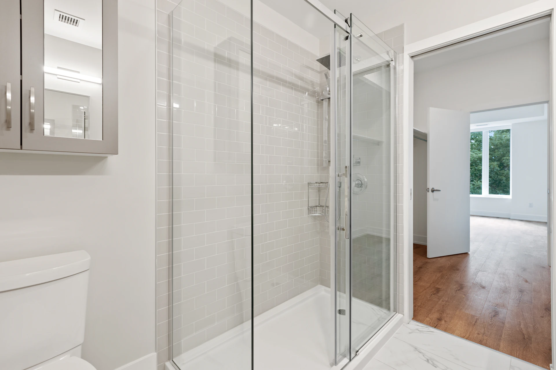 Walk-in shower and bath remodel completed in Del Mar, CA