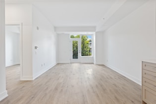 white wooden door on white painted wall