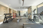 exercise equipments inside a room