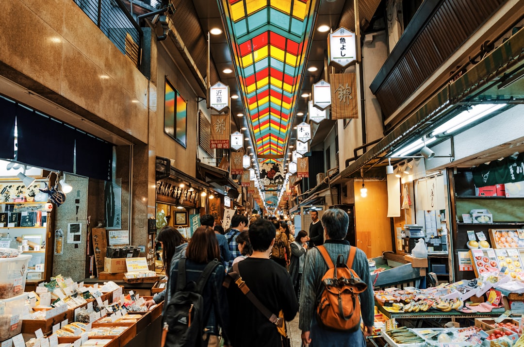 people in market during daytime