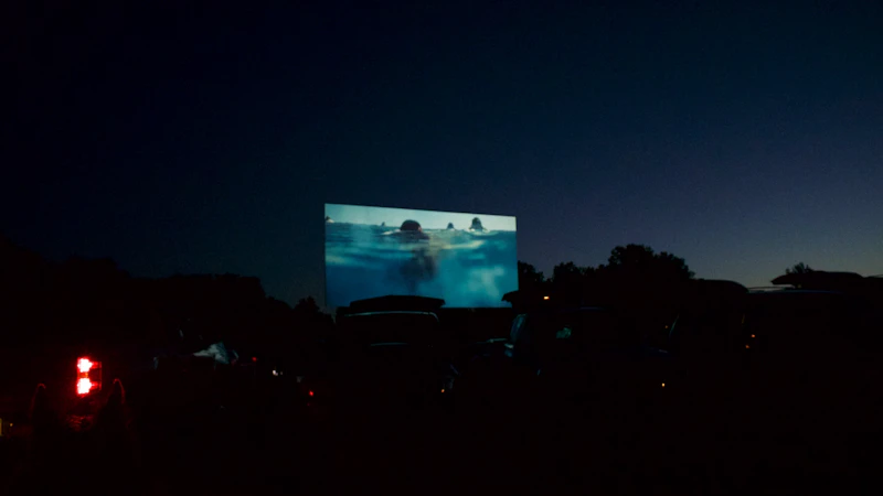 100-inch projector screen with stand
