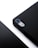 Close-up of a sleek phone case with a pixelated texture on a black background.
