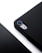 Close-up of a sleek phone case with a pixelated texture on a black background.