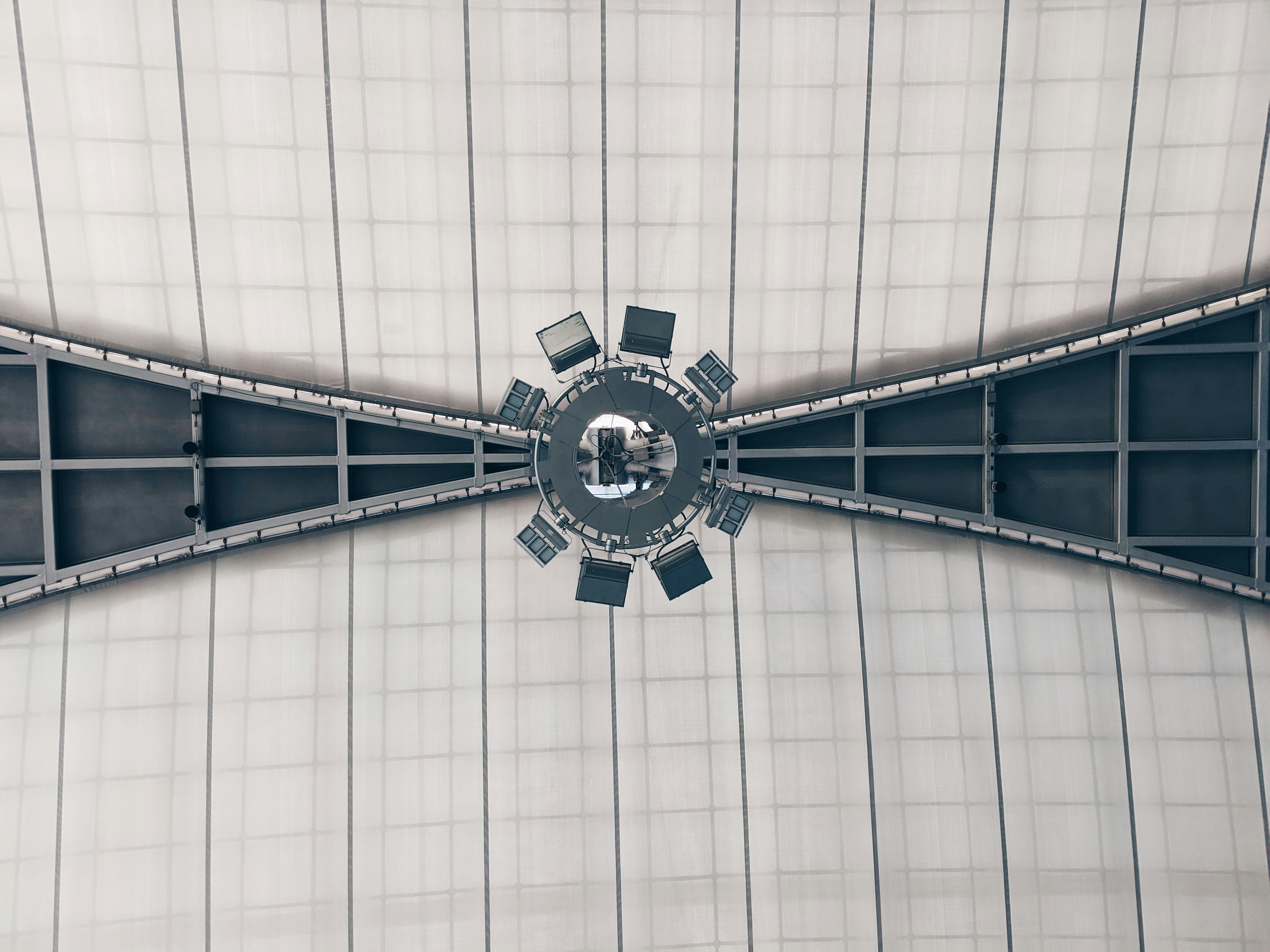 black and silver round analog watch, 