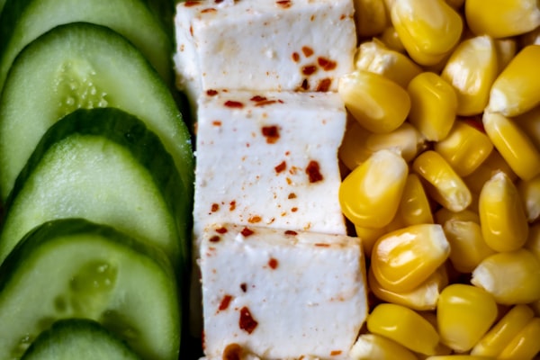Hüttenkäse met Komkommer en Dille