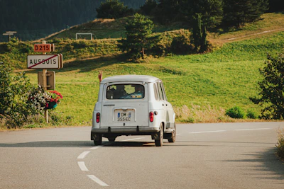 white volkswagen t-2 on road during daytime