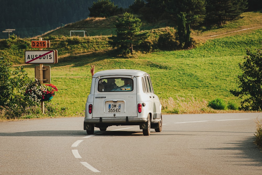 white volkswagen t-2 on road during daytime