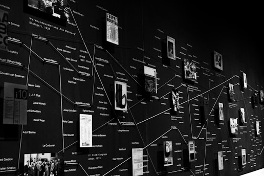 grayscale photo of a building