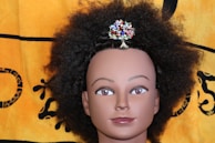 A satisfied client wearing a beautifully crafted hairpiece.