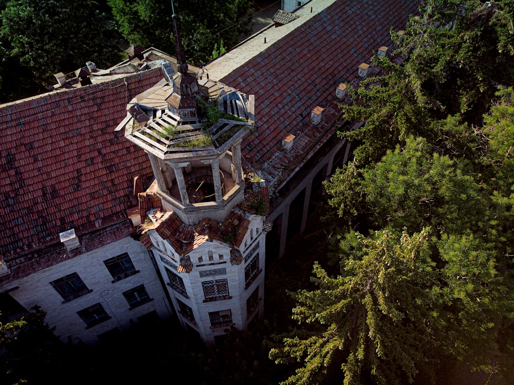 aerial view of brown and white concrete building during daytime