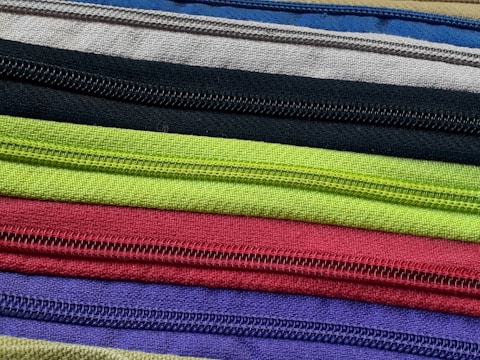 Rongzhiyue: colorful zippers