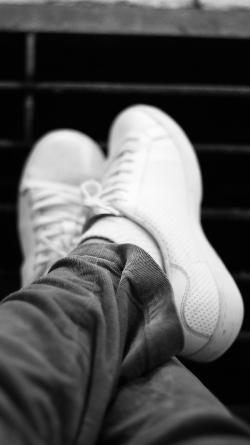 Person in white nike sneakers photo – Free Shoe Image on Unsplash