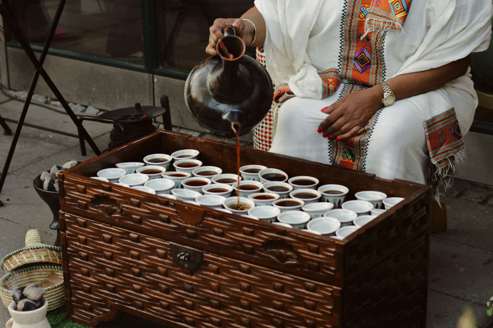 Coffee ceremony of Ethiopia