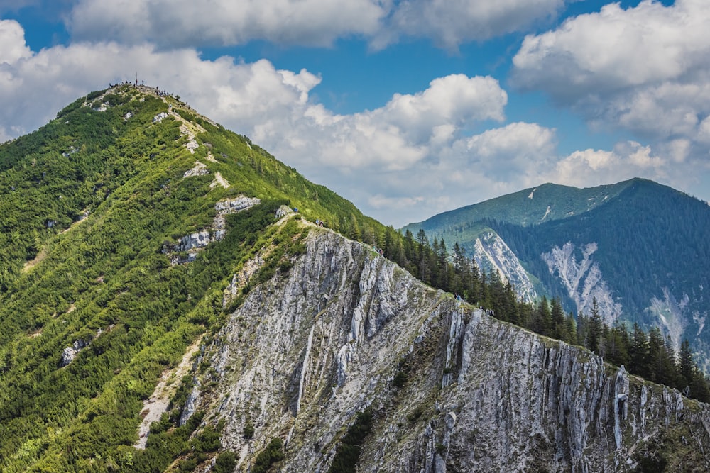 green and gray mountain under blue sky during daytime