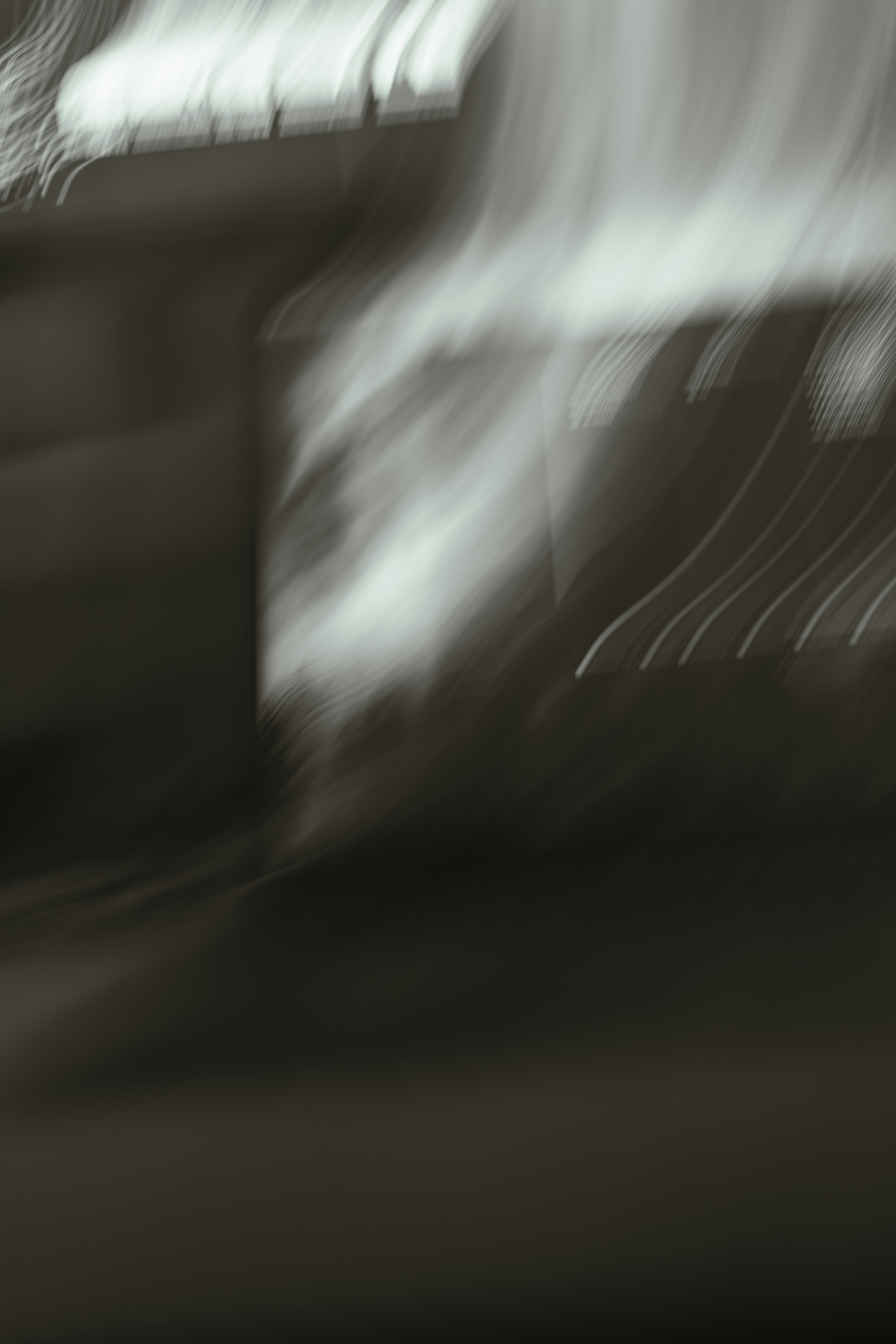 white and black striped textile