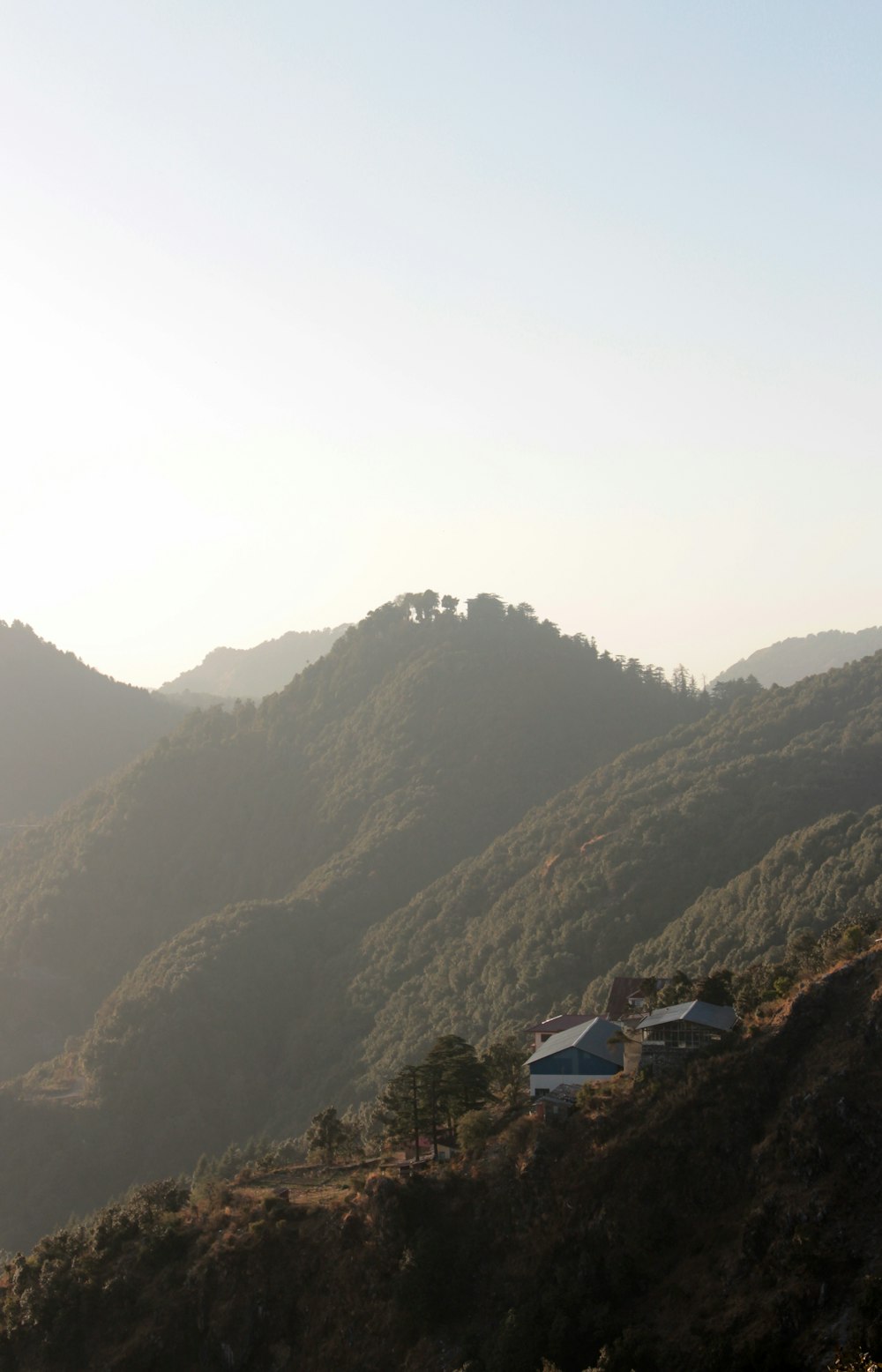 green mountains under white sky during daytime