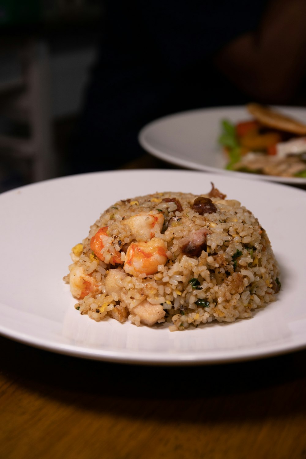 cooked food on white ceramic plate