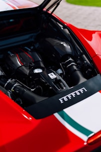 An image of the car's engine showcasing its performance.