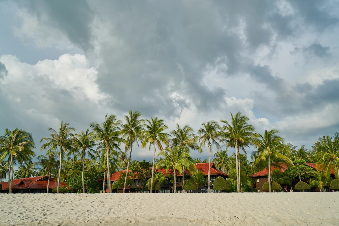 White sands of Langkawi beach