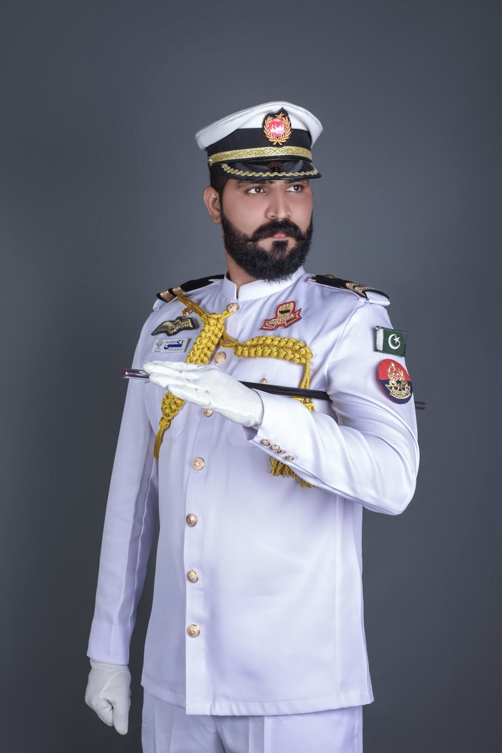 man in white button up shirt wearing black and yellow helmet