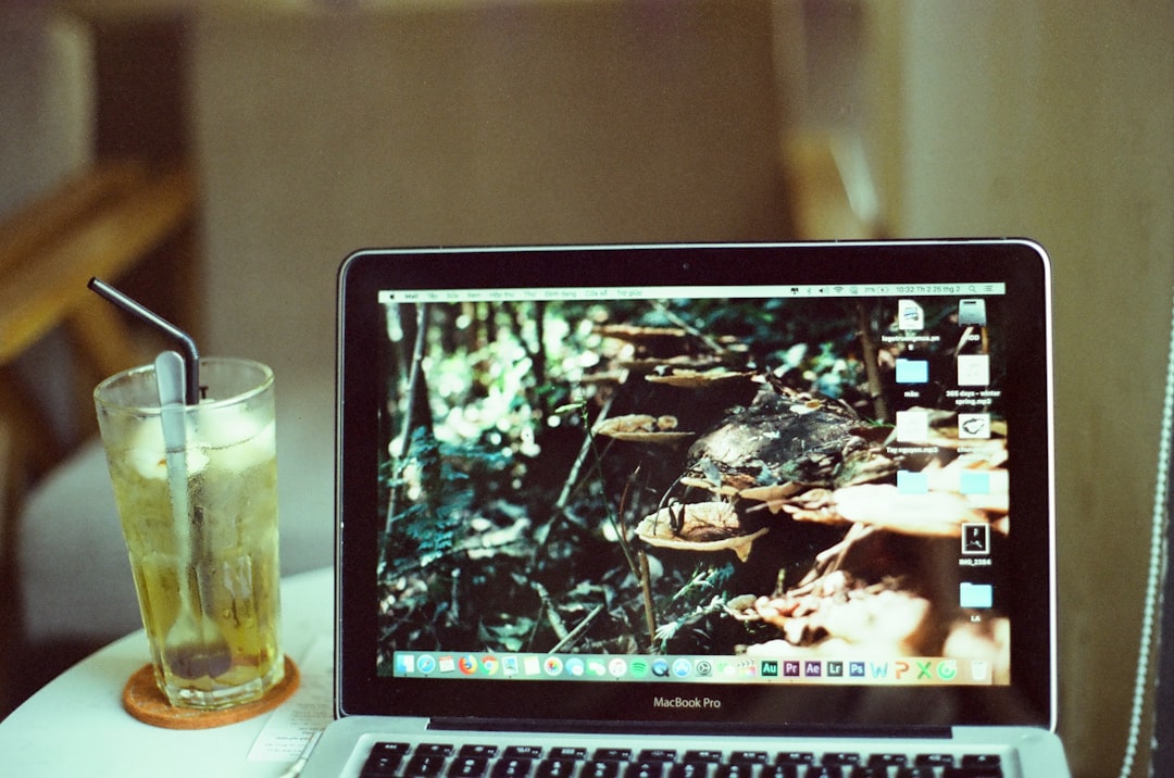 macbook pro displaying video game