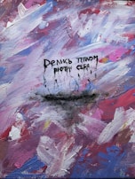 An acrylic painting capturing the spirit of Ukraine through expressive colors and forms.