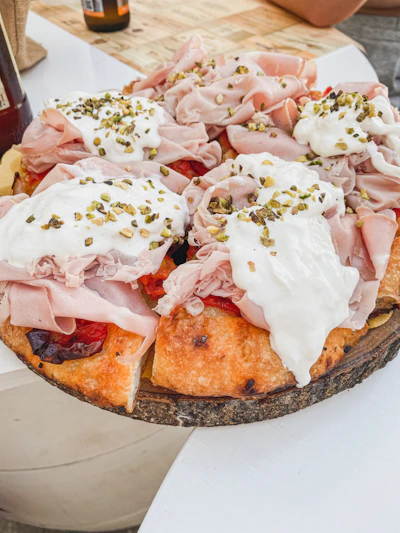 white cream on brown bread