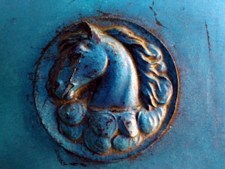 A beautifully crafted phone case featuring equestrian motifs.