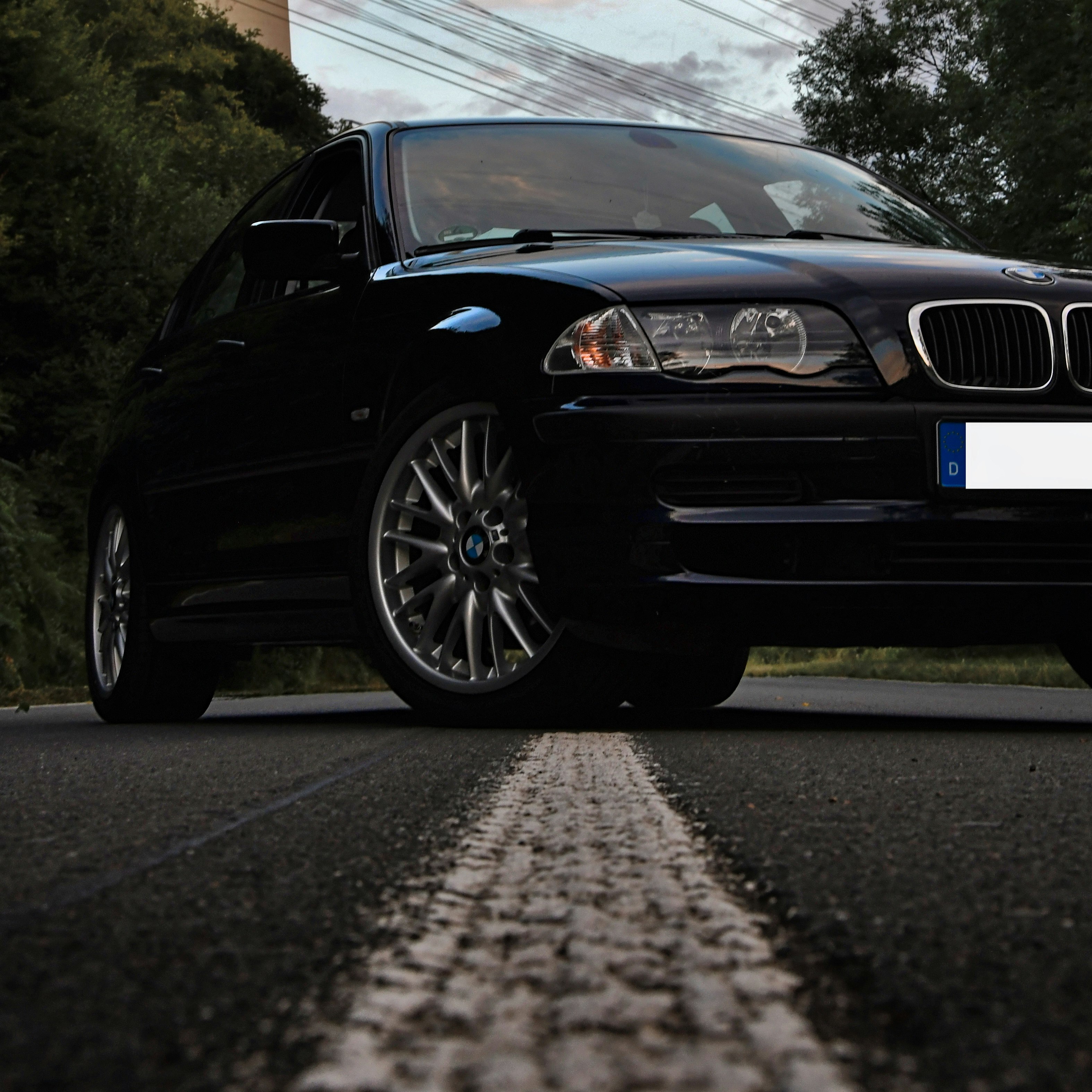 black bmw m 3 coupe