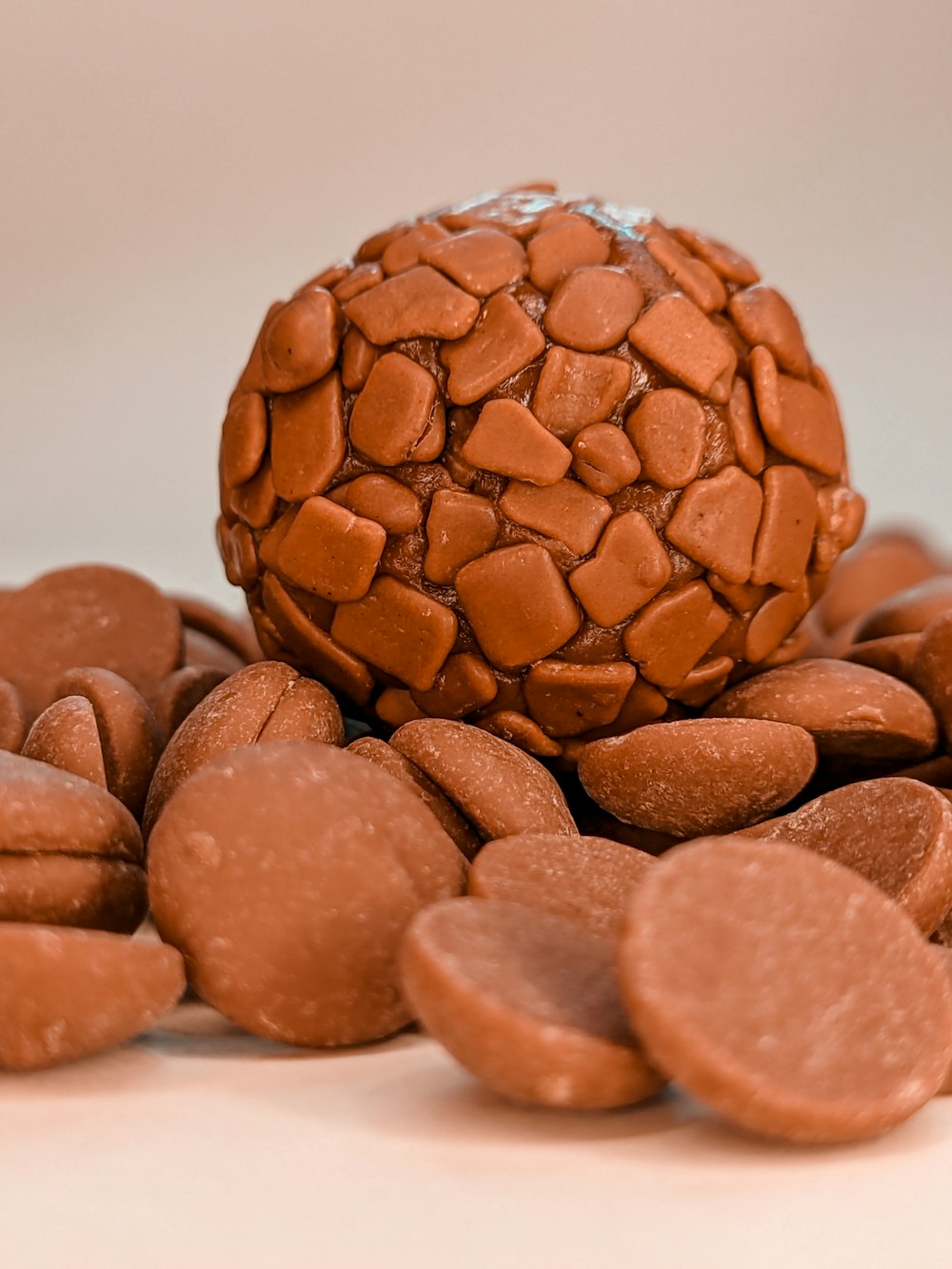 biscuits bruns sur assiette en céramique blanche