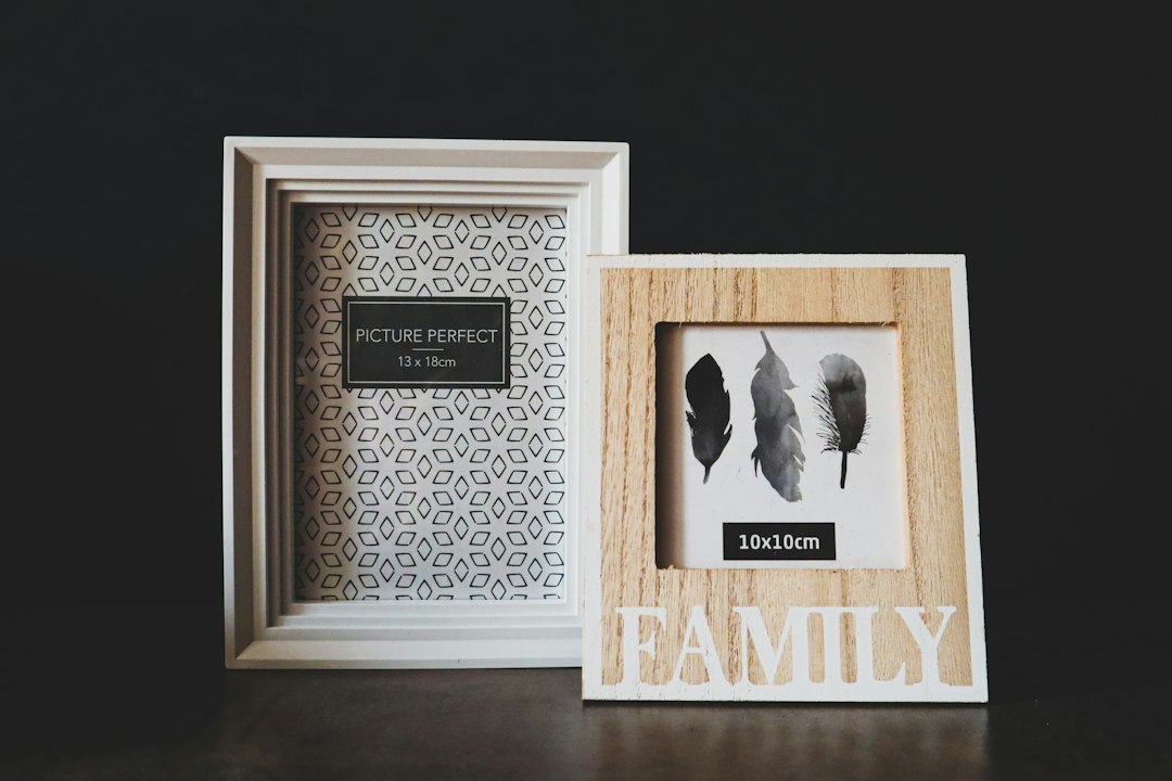 framed family portrait