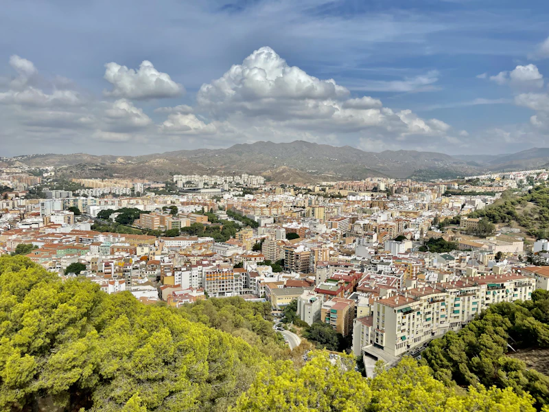 Vista de Málaga