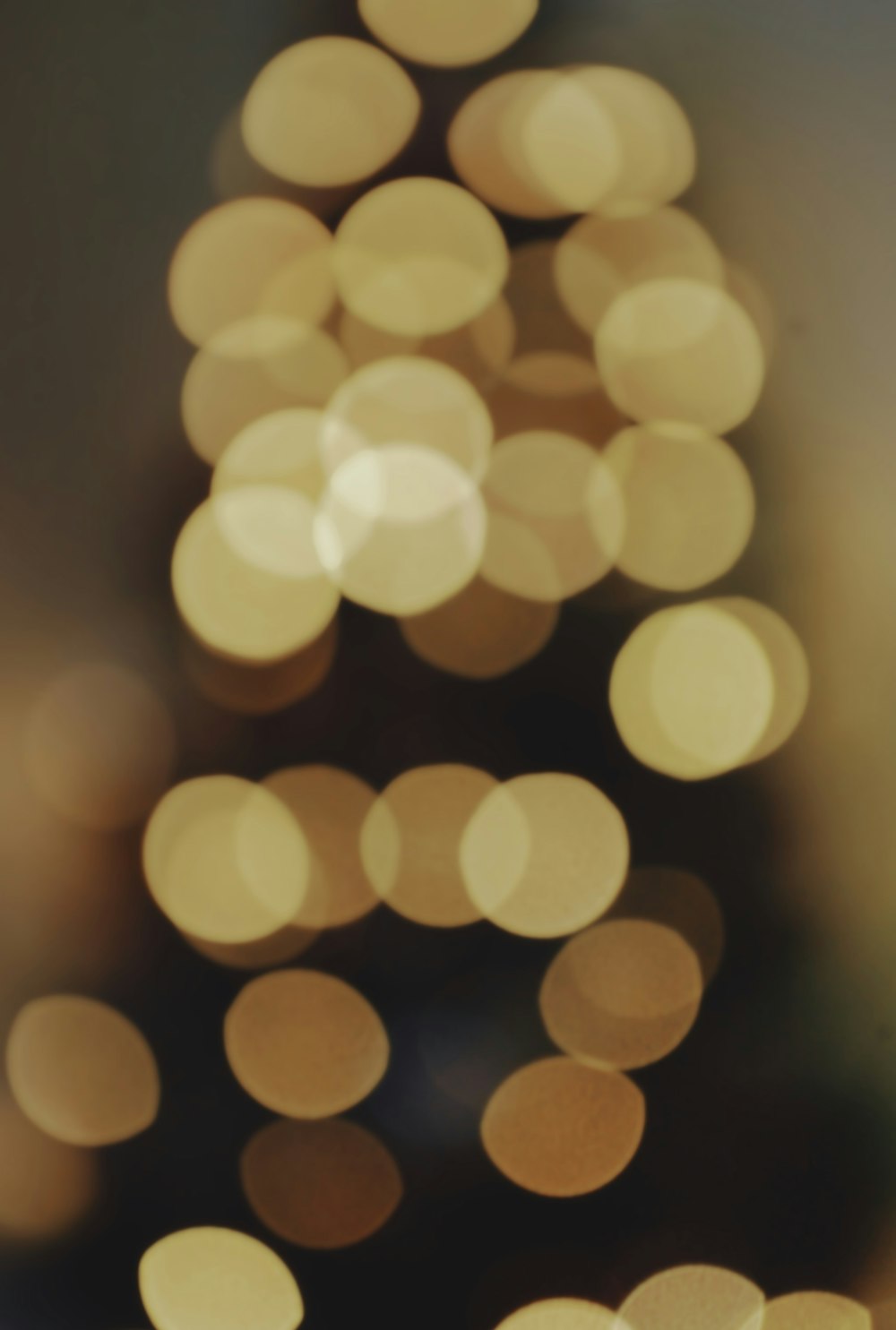 yellow and white bokeh lights