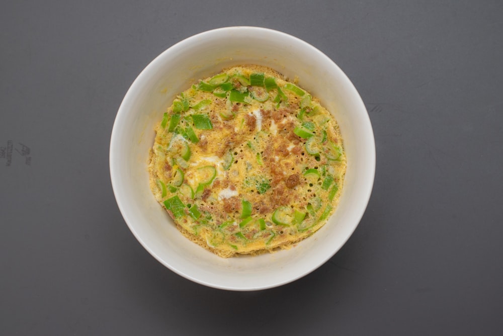 white ceramic bowl with soup