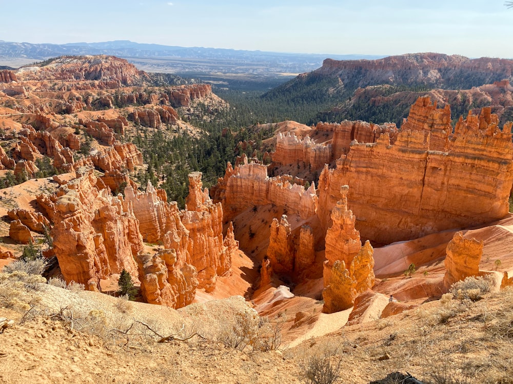 brown rock formation during daytime