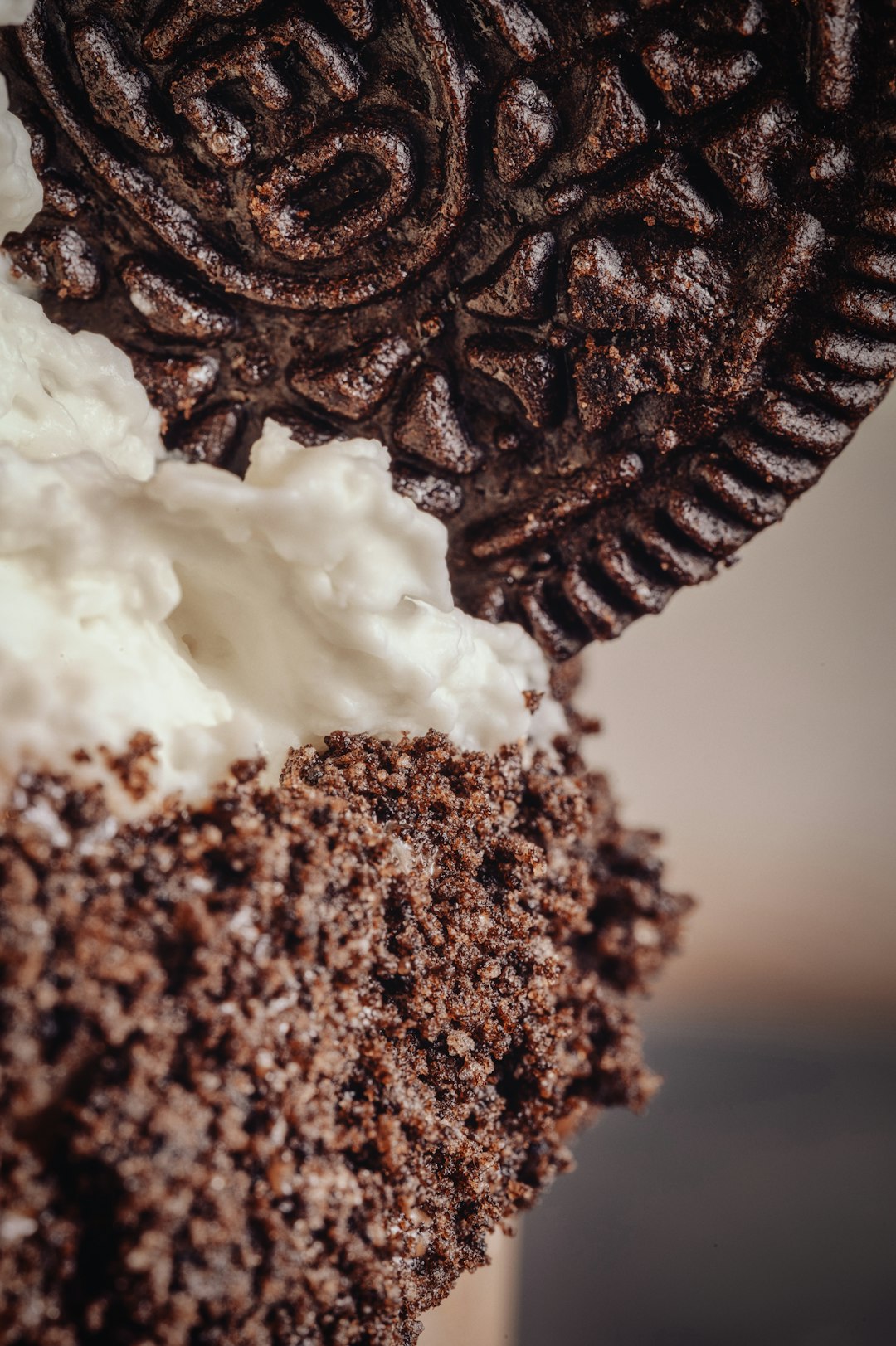 brown and white chocolate cake