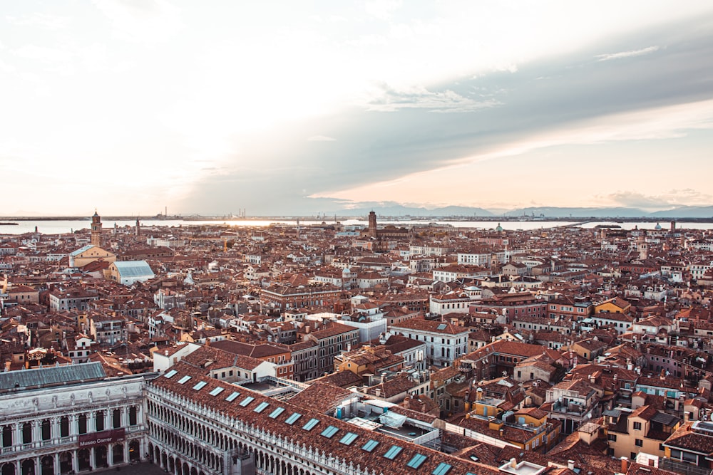 aerial view of city buildings during daytime