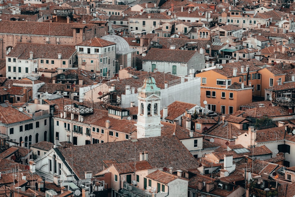 aerial view of city buildings during daytime