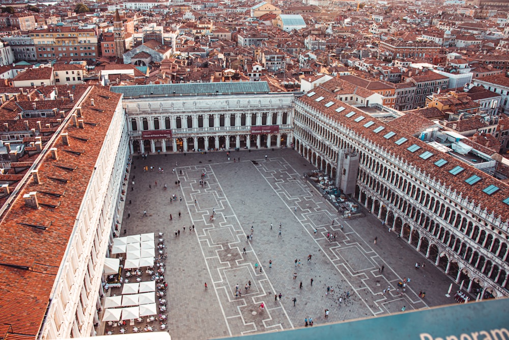 aerial view of city buildings during daytime