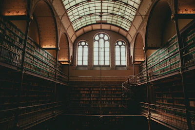 black metal fence inside building
