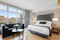 white bed linen on bed